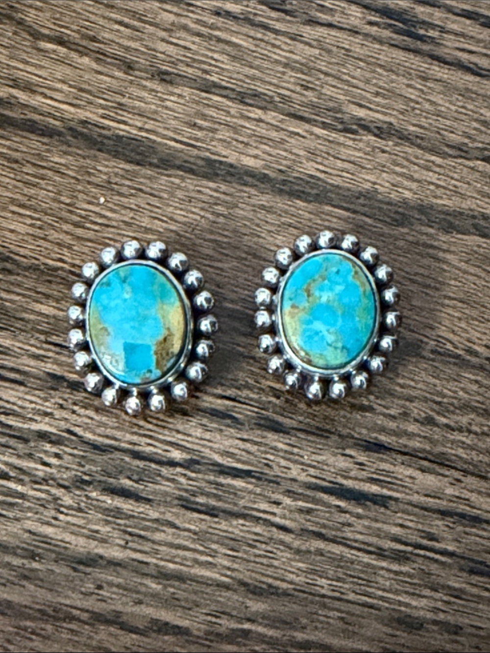 Stephen Dweck 925 silver & Turquoise clip on  Earrings